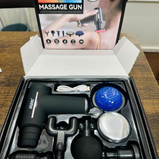 mdhl hot compress cold compress+ percussion massage gun 6 in 1