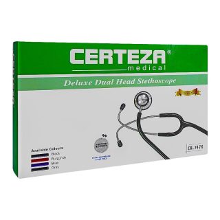 certeza cr 3002 adult dual head stethoscope