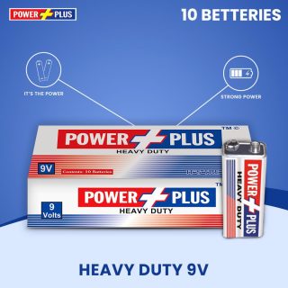 power plus 9v battery high quality (alkaline battery)